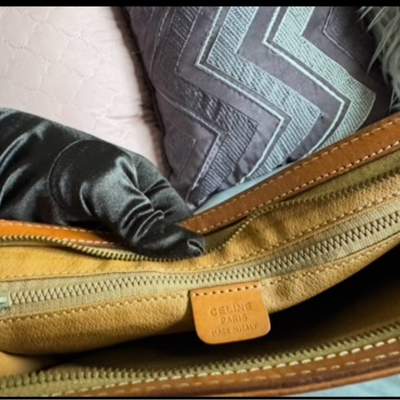 Celine Brown and Tan Clutch - Picture 8 of 9